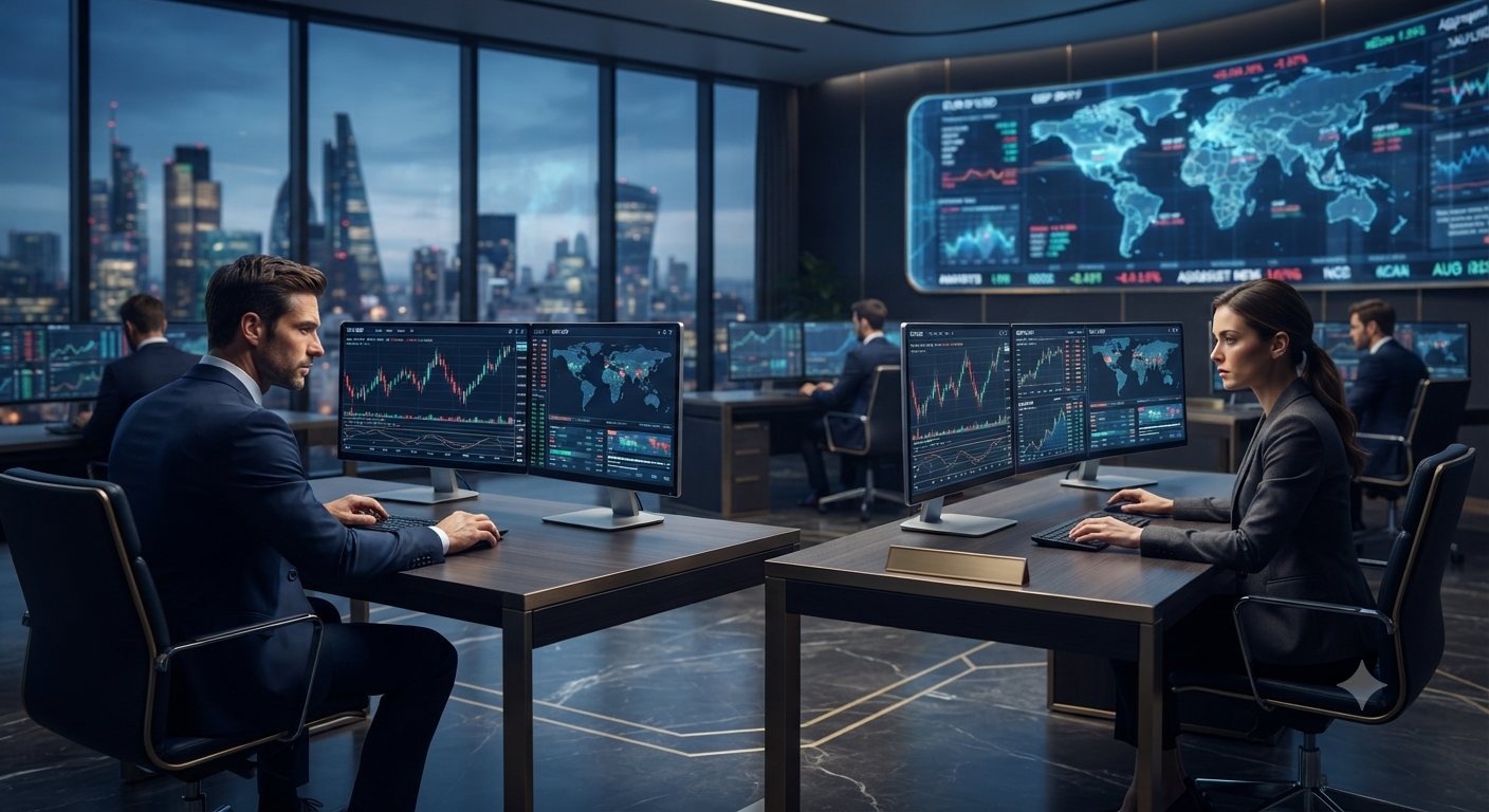 Forex trading market chart